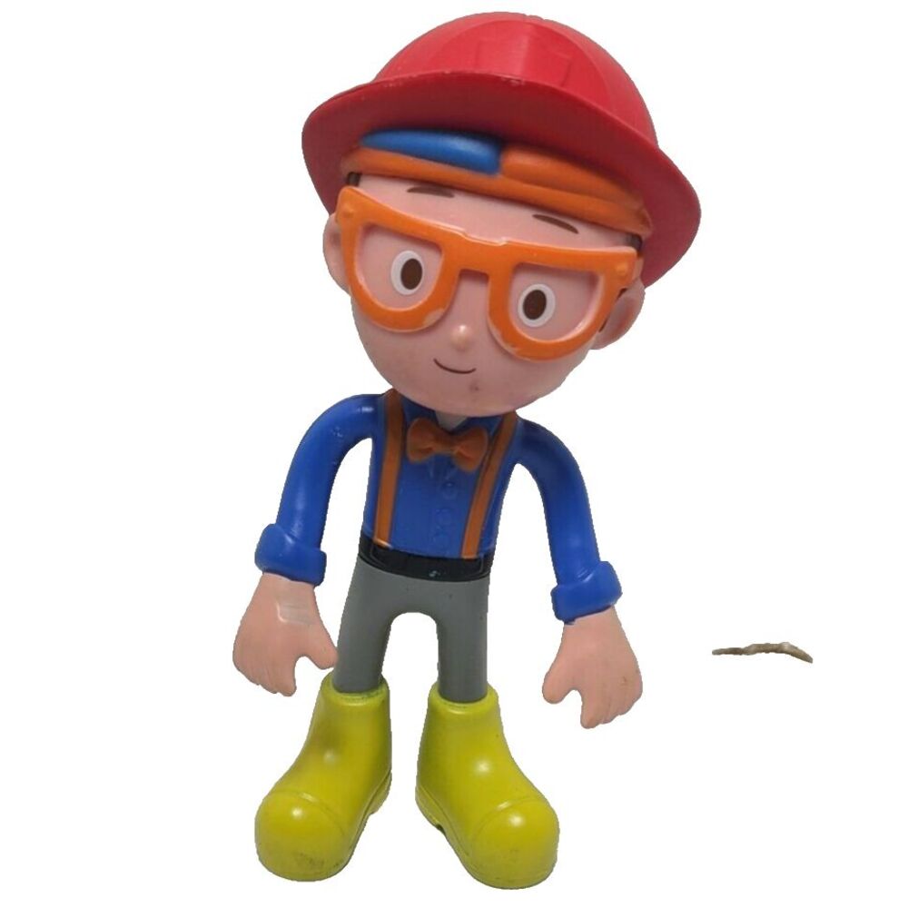 Blippi Fireman Figure Collectible Bendable 5" Posable